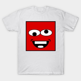 Cute funny cool smiley face retro design T-Shirt